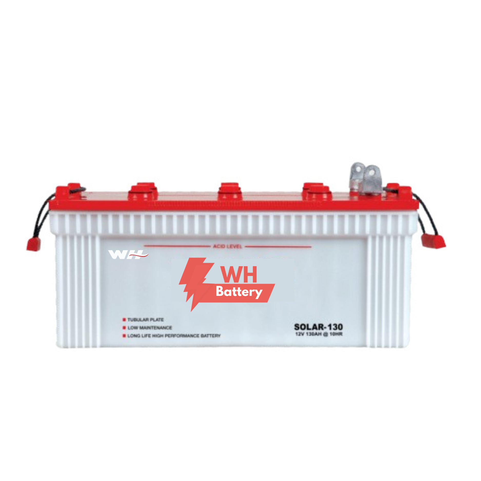 WH Solar 130AH Tubular Plate Battery